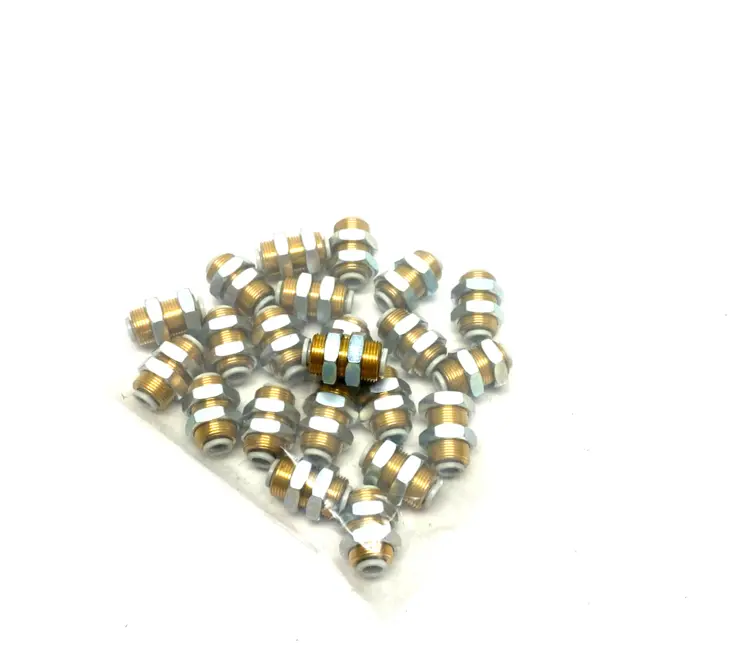 Used SMC PUSH-TO-CONNECT STRAIGHT BULKHEAD UNION FITTING 6MM Valves/Fittings | Maverick Industrial Sales #1104358