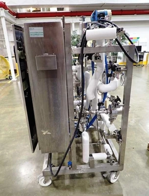 Westfalia CSC 6-06-476 hydro-hermetic clarifier skid, 316L SS.