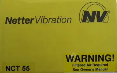 NEW NETTER VIBRATION NCT55 PNEUMATIC VIBRATOR WS-1050 WS-950