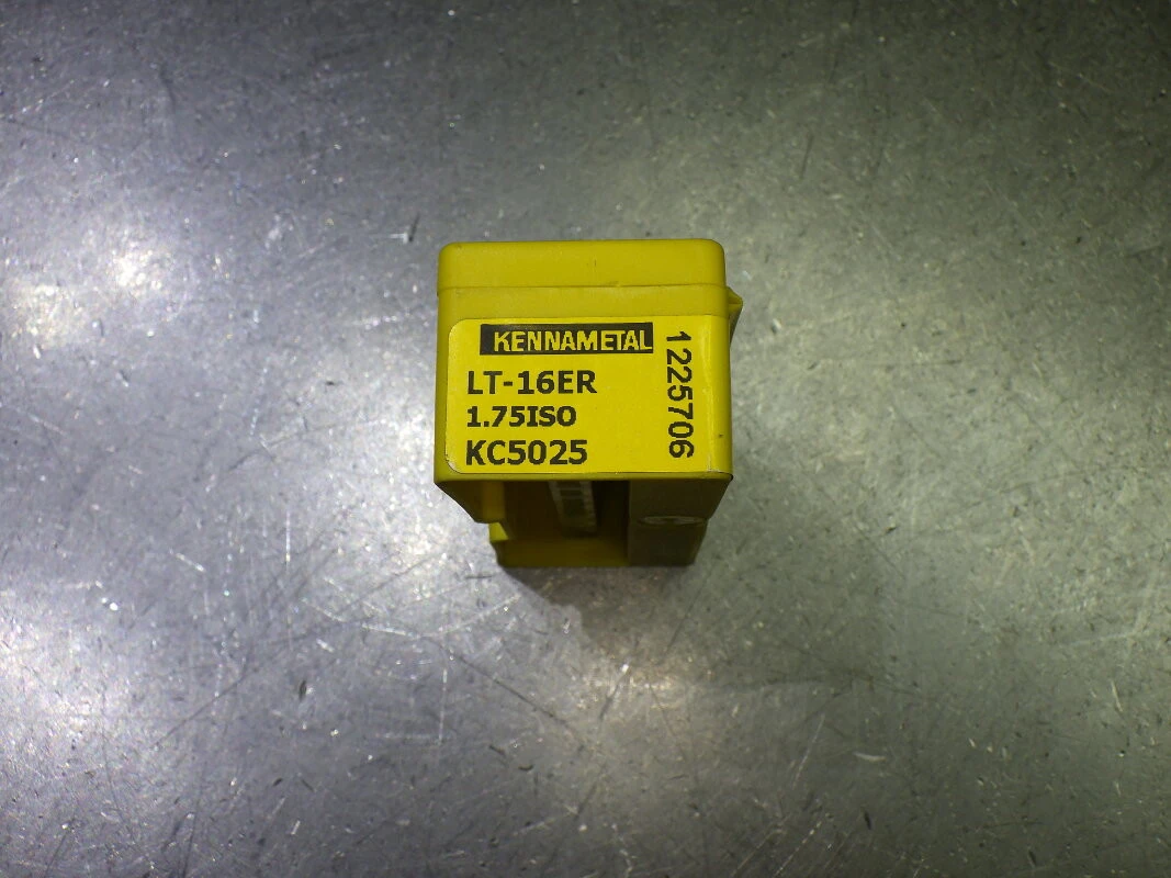 Kennametal Carbide Threading Inserts QTY10 LT-16ER1.75ISO KC5025 (LOC1975A)