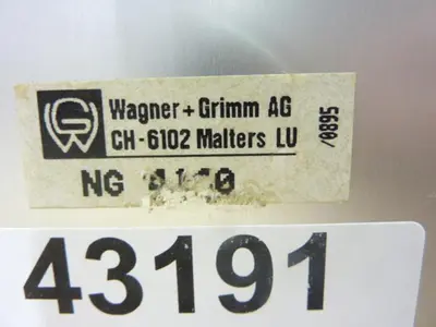 USED WAGNER GRIMM EES190