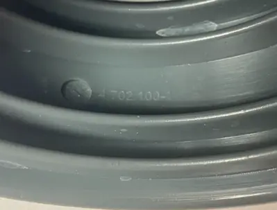 USED BECKER PROTECTOR & CONNECTOR FOR CORRUGATED TUBING ID 70