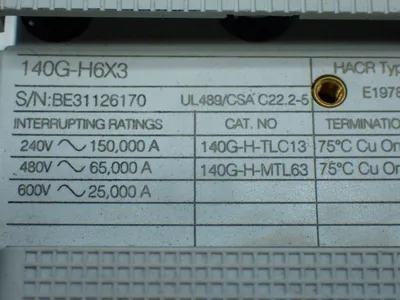 USED ALLENBRADLEY 140GH6C3C90FB