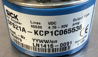 SICK DFS21A-KCP1C065536 INCREMENTAL ENCODER 4.75-30V 3E-17