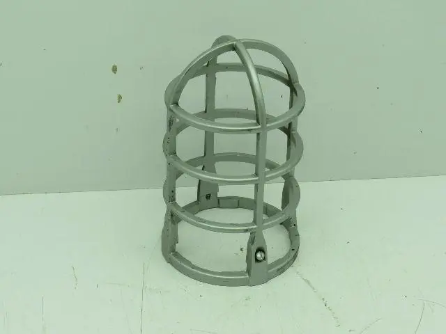 Red Dot VGD-01 Aluminum Glass Globe Light Fixture Guard Cage 100 Watt 4"x 7"