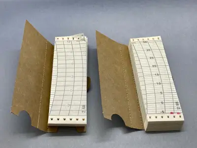 NEW GRAPHIC CONTROLS STRIP CHART PAPER 12 HOUR RANGE