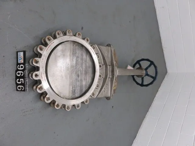 TL 24" knife gate valve, Hand Wheel Operated