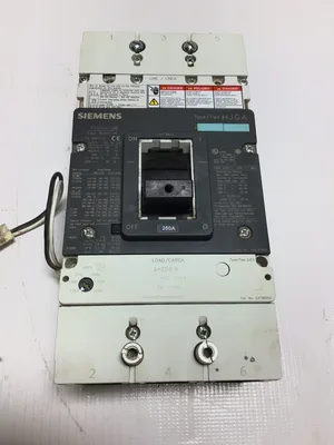 Siemens CJT3B250 Circuit Breaker 600V 250A Max