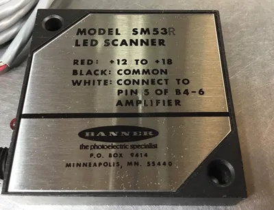 BANNER ENGINEERING SM53R LED Scanner 3D-30