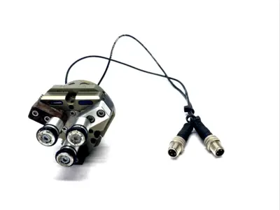 USED SCHUNK PNEUMATIC GRIPPER, PZN-PLUS 40