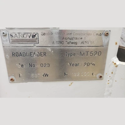 USED 2015 SANDVIK MT520