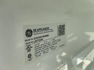 Used GE APPLIANCES GTS18GTNDRBB Residential Appliances Michigan US | Miedema Asset Management Group #1761067