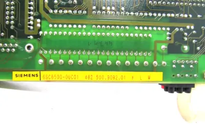 USED SIEMENS 6SC6500-0UC01 PC BOARD 6SC65000UC01