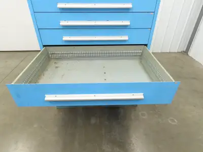 Nu-Era Modular Tool Storage Cabinet 8 Drawer 45x28x61" Stanley Vidmar Lista