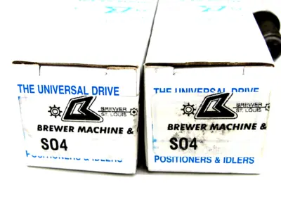 NEW LOT OF 2 BREWER MACHINE S04 IDLER SHAFT