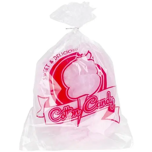 11 1/2" x 18 1/2" Printed Quick Pak Cotton Candy Bag - 1000 / Case