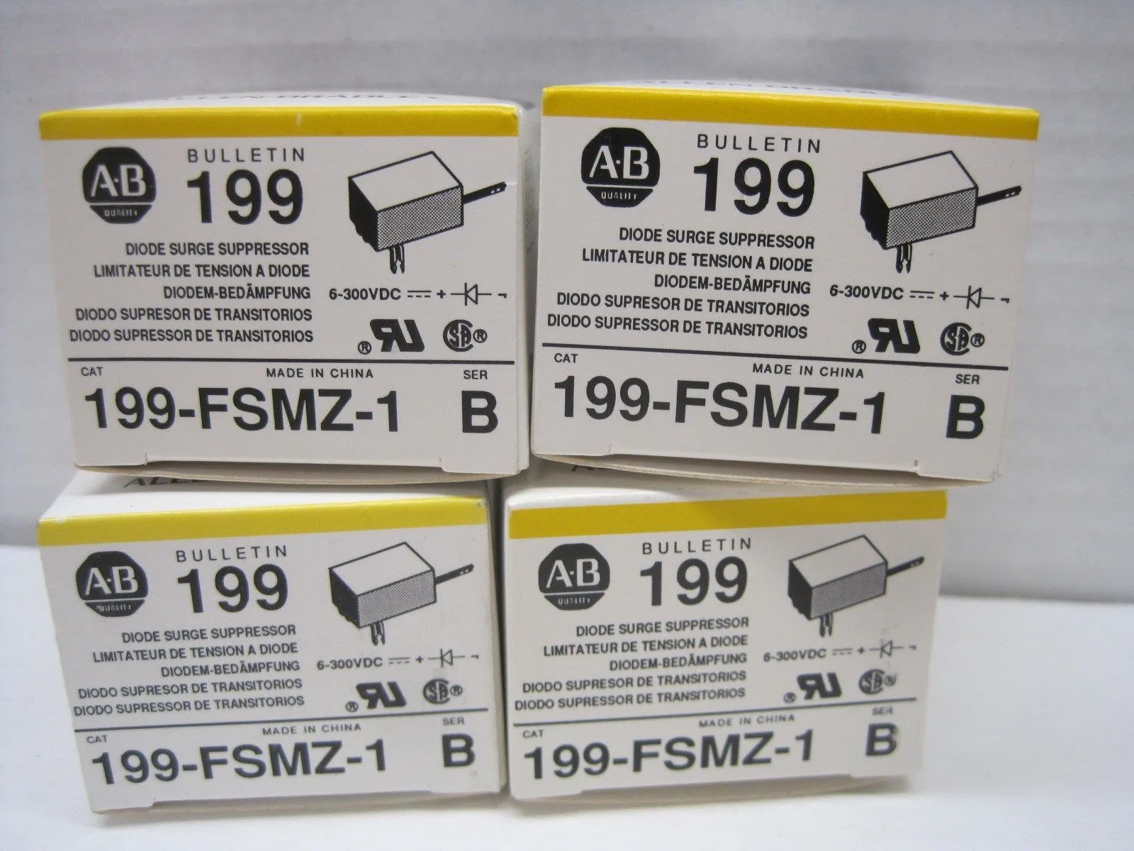 4 NEW ALLEN BRADLEY 199-FSMZ-1 SURGE SUPPRESSOR 199FSMZ1