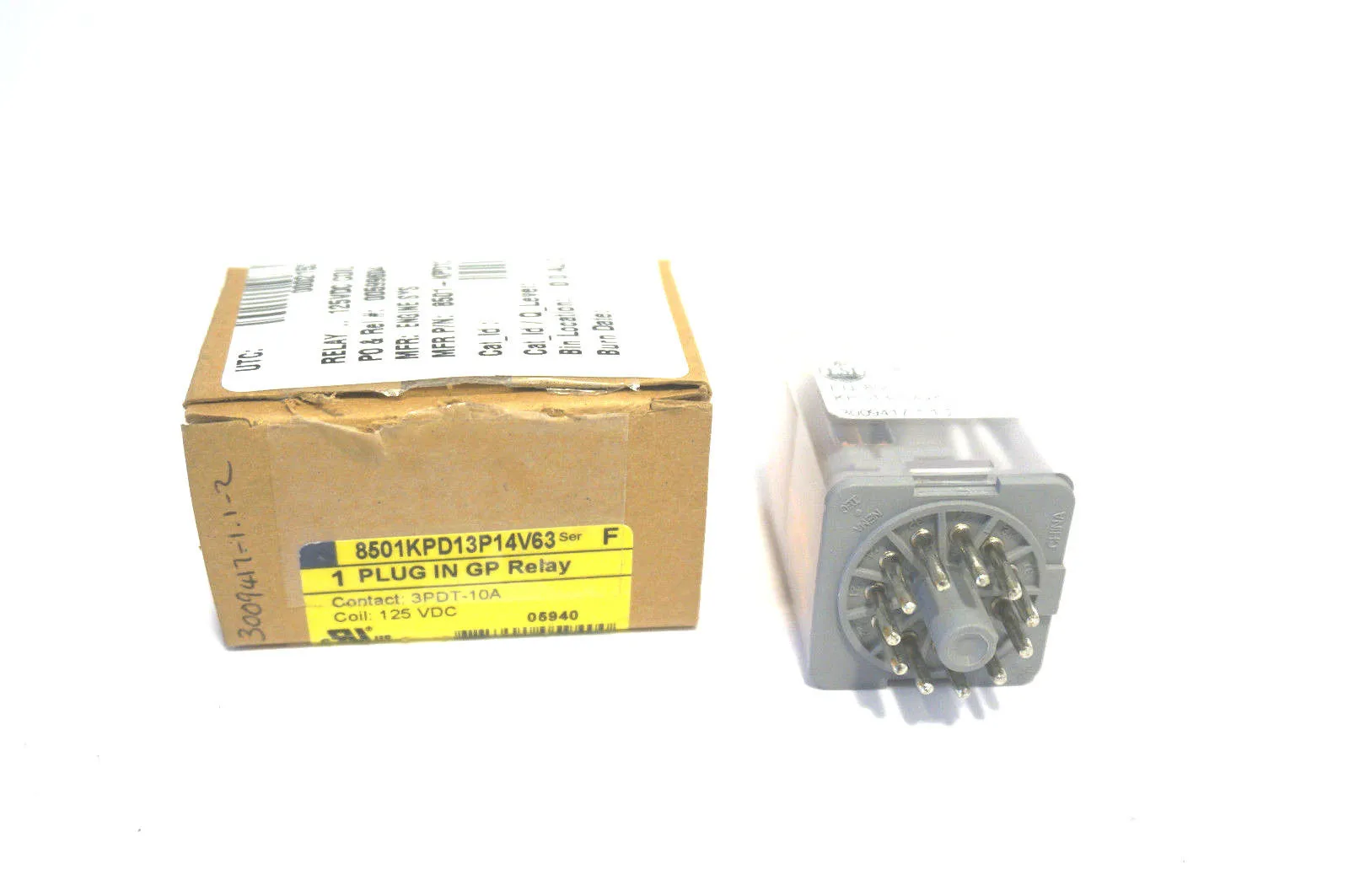 NEW SQUARE D 8501KPD13P14V63 RELAY SER.F
