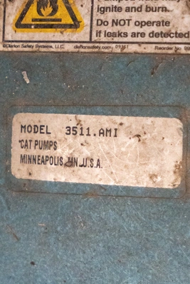 USED 2014 CAT PUMP SS316