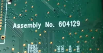 ZIPHER 604129 MAIN CONTROLLER BOARD ASSEMBLY 3B