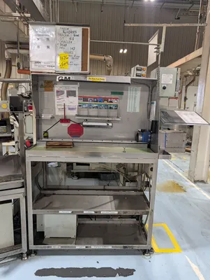 (2) Visual Inspection Tables W/ (1) Touchscreen Modules & (2) Acer Monitors
