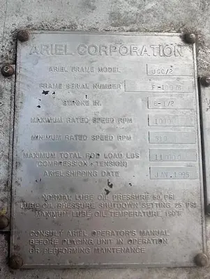 USED ARIEL JGC-2