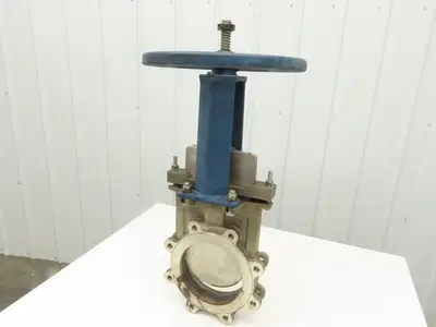 ITT Fabri-Valve C67R304  8" Stainless Knife Gate Valve Rising Stem 150 CWP