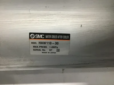 SMC HAW110-30 Water Cooled after cooler HAW AFTER COOLER