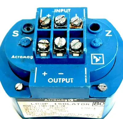 USED ACROMAG 150I-20-I-20 LOOP ISOLATOR 150I20I20