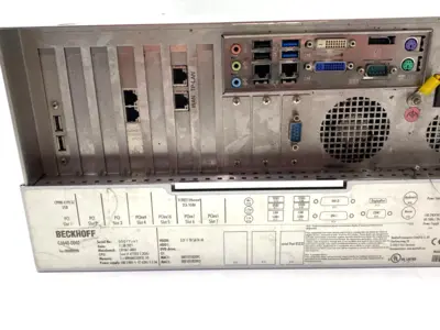 Used Beckhoff Control Cabinet Industrial PC 7-Slot 100-240V 47-63Hz 5-2.5A Industrial Controls Michigan US | Maverick Industrial Sales #1391573