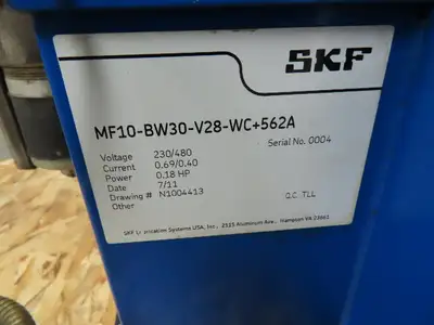 SKF Lubrication Systems MF10-BW30-V26-WC+562A CircOil Lubrication System