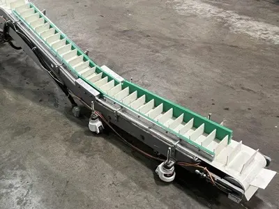 Viking 18.5' Long Cleated Conveyor
