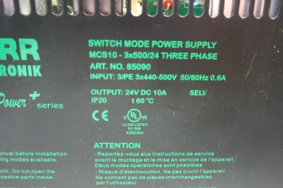 NEW MURR ELEKTRONIK 85090 POWER SUPPLY
