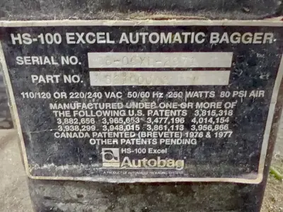 USED AUTOBAG HS100 EXCEL
