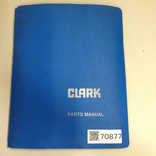 Used CLARK EQUIPMENT I-266-10 Manuals Michigan US | Ideal Machinery #567275