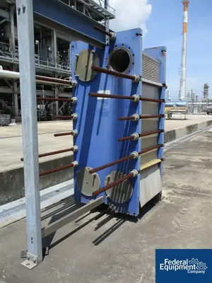USED Alfa Laval 1,631 Sq Ft Alfa Laval Plate Heat Exchanger, S/S