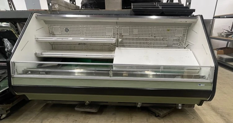 130-0128 Tyler N3MGHP 8’ Remote Self Service Refrigerated Multi Deck Cooler