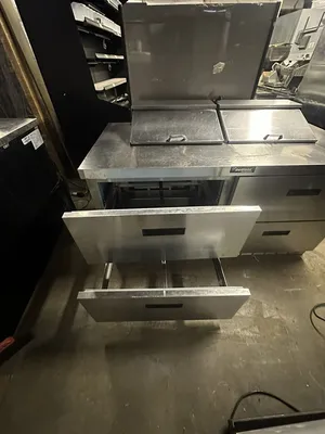 174-0236 Delfield 64" Self Contained Mega Top Sandwich Prep Cooler