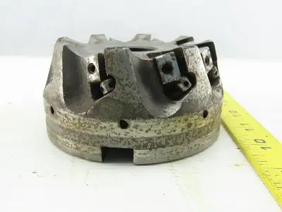 Dijet SMC4008-10889 4" Indexable Face Mill Cutter 1-1/2" Arbor 8 Flute