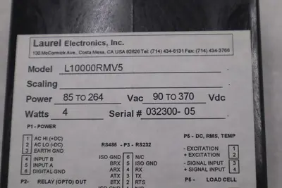 Laurel Electronics Laureate™ L1000/L2000 Digital Panel Meter l10000rmv5 #2229A