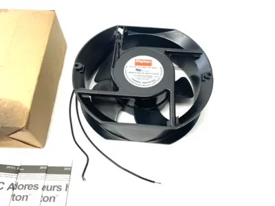 New | in-Stock Dayton Axial Fan, Round, 115V Ac, 1 Phase, Aluminum, 5 15/16 In W. Electronic Component Fans Michigan US | Maverick Industrial Sales #1389777
