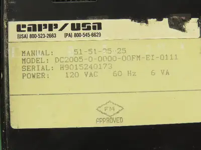 Honeywell DC2005-0-0000-00FM-EI-0111 UDC2000 Digital Temperature Controller