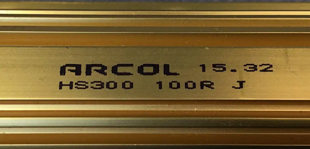 Arcol HS300-100R-J Aluminium Housed Power Resistor Loc.4A