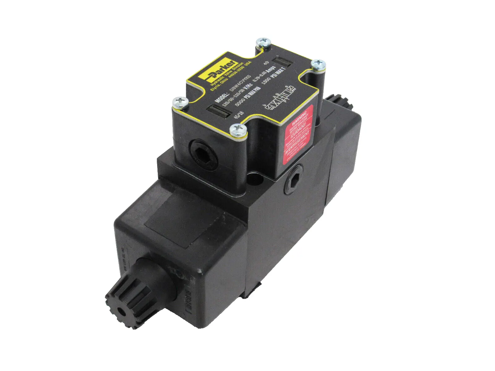 NEW PARKER D3W4CVYK5 SOLENOID VALVE