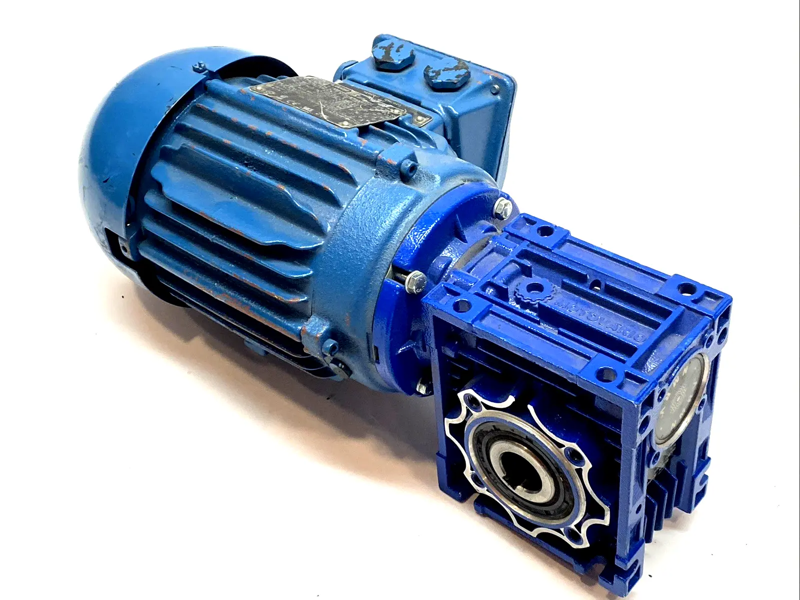 Used WEG Motor w/ Lenze GSN05-1NHAR Worm Gearbox 0.75kW Gearmotors Michigan US | Maverick Industrial Sales #1395895