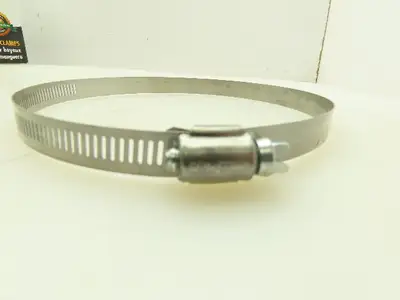 2PA75 Interlocked Worm Gear Hose Clamp  088 SS 4" - 6" Lot of 39