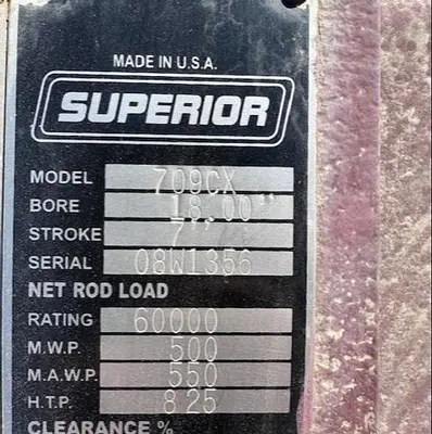 NEW WHITE SUPERIOR 709CX