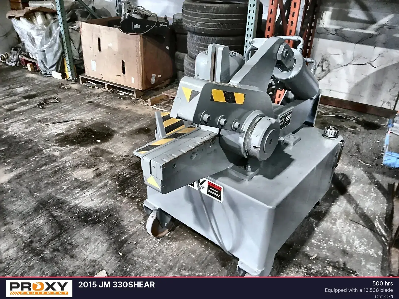 Used 2015 JM 330SHEAR Sheet Metal Shears Florida US | Proxy Equipment #1385233