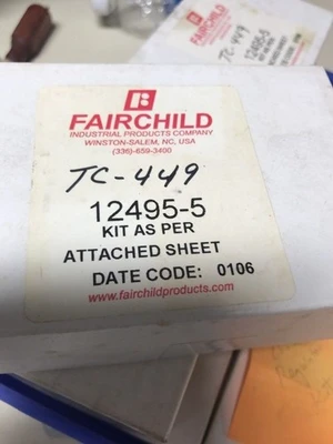 New | in-Stock Fairchild 12495-5 Valves/Fittings Indiana US | J&J Industrial Supply #510463