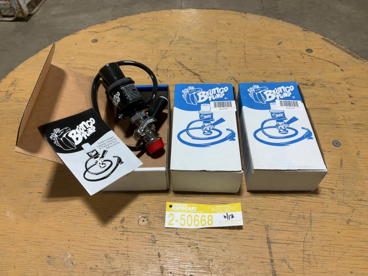Used LOT OF (3) BRONCO PUMP DRAFT BEER DISPENSING PUMP Beer Equipment Michigan US | Miedema Asset Management Group #1761528